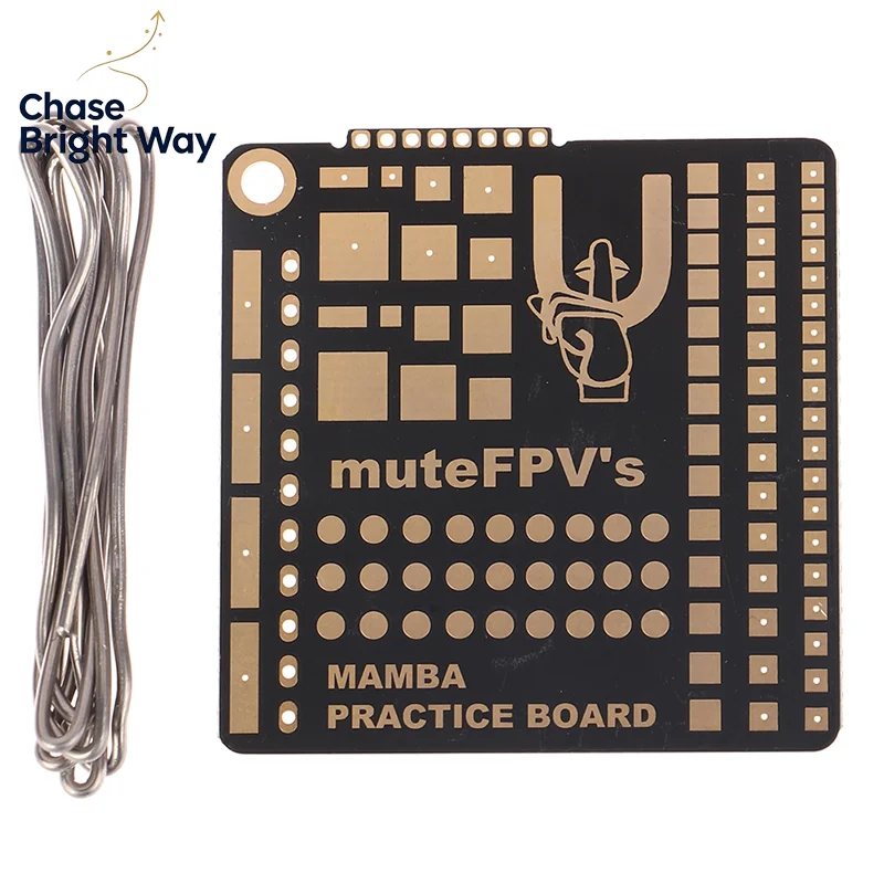Diatone Mamba Soldering Practice Board 49×49×1.6mm FPV Beginner Welding Training DIY Accessory