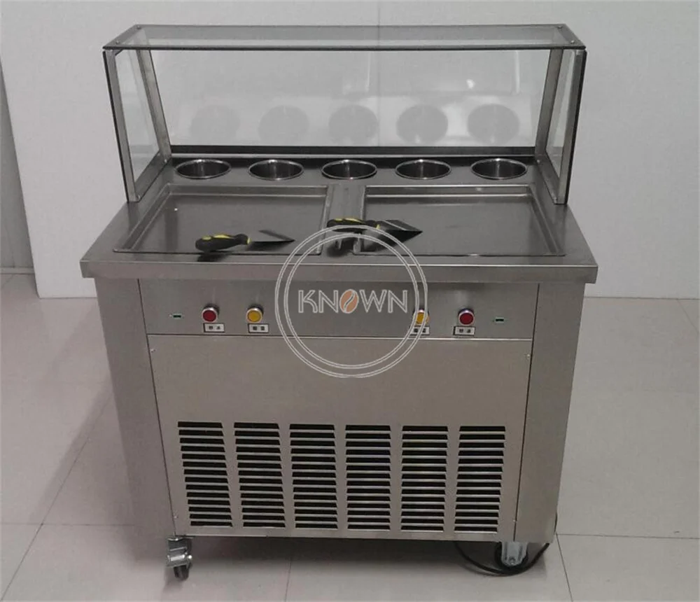 Thailand Fried Ice Cream Roller Commercial Ice CreaM Roller Machine Electric Ice Cream Cold Plate