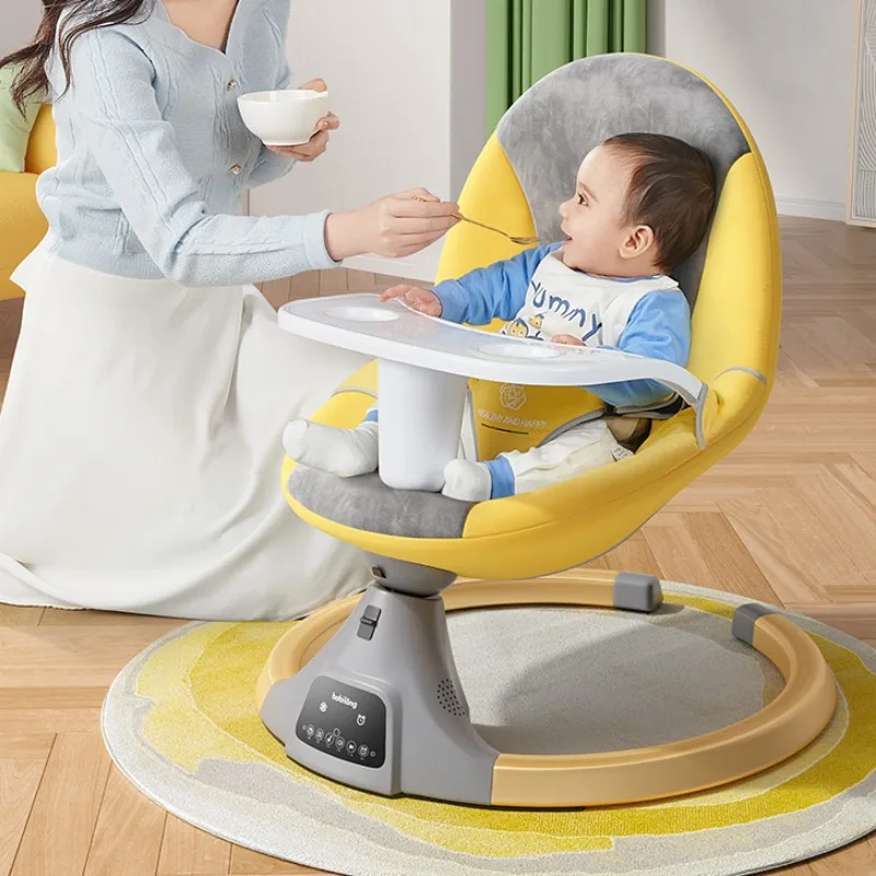 Electric Rocking Chair for Baby Safety Cradle Rocking Chairs Sleeps Newborn Rocker Baby Cribs To Sleep From 0 To 3 Years