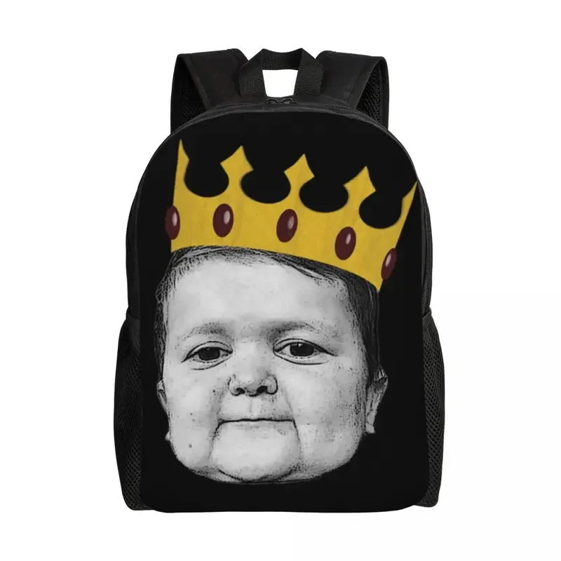 Mochila de coroa Hasbulla Magomedov personalizada, mochila básica para escola e faculdade, mini sacos de memória Khabib, homens e mulheres