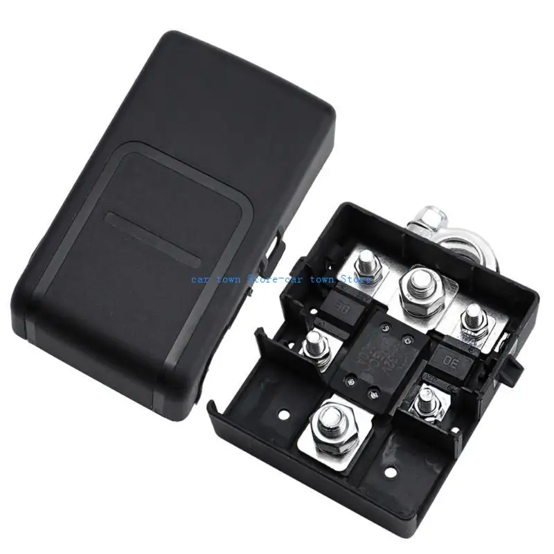 

RXJE Efficient Electric System Battery Terminals Connector Fuses Box 32V/400A for Car