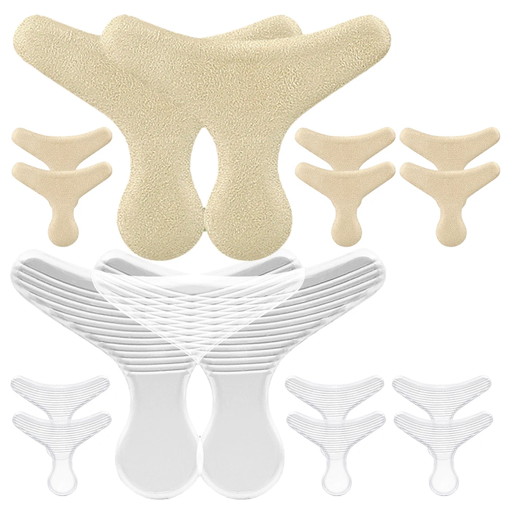 

Shoe Inserts Adhesive Grips Invisible Cuttable Heel Cushions Shoe Fillers Pads For Loose Shoes Heel Pain Relief Foot Care