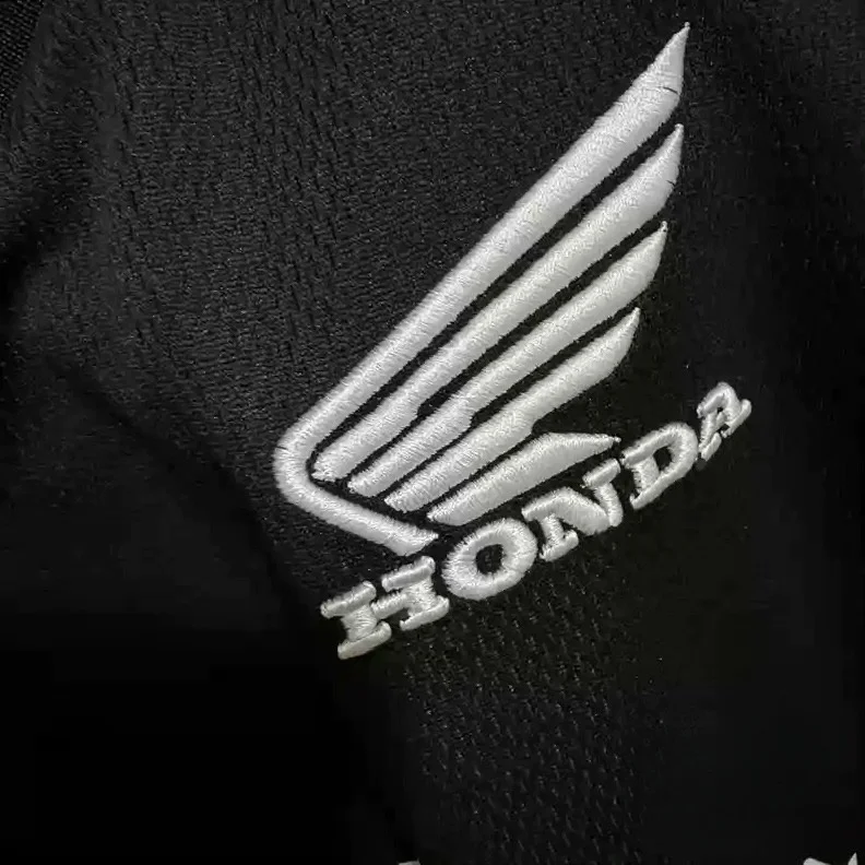 26 Summer Honda High-Quality Embroidered Short-Sleeve Lightweight Quick-Dry Breathable Racing Tee for Motorcycle Riding