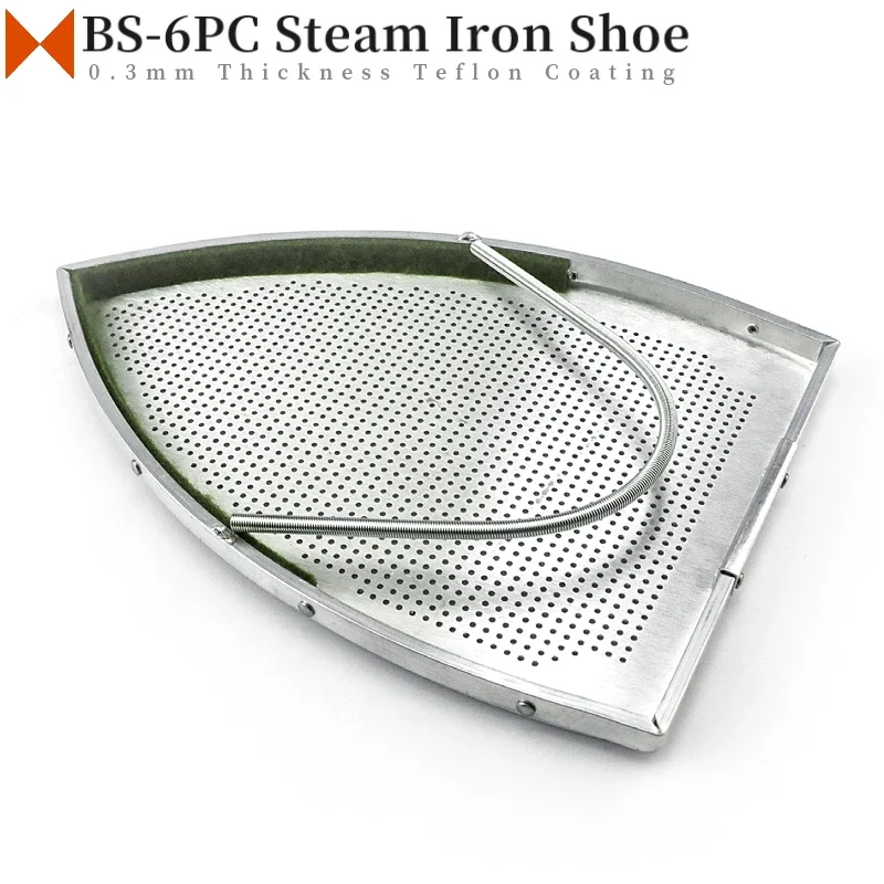 6 PCS/lot BS-6PC Steam Iron Shoes Fit Silver Star 205mmx138mm Heat Resistant 260℃, 0.3mm PTFE Coating