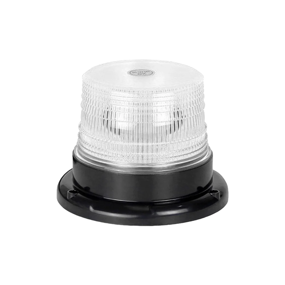 Luz LED estroboscópica de emergencia para techo de coche y camión, faro intermitente con Base magnética para seguridad automática, 12V, 24V -80V