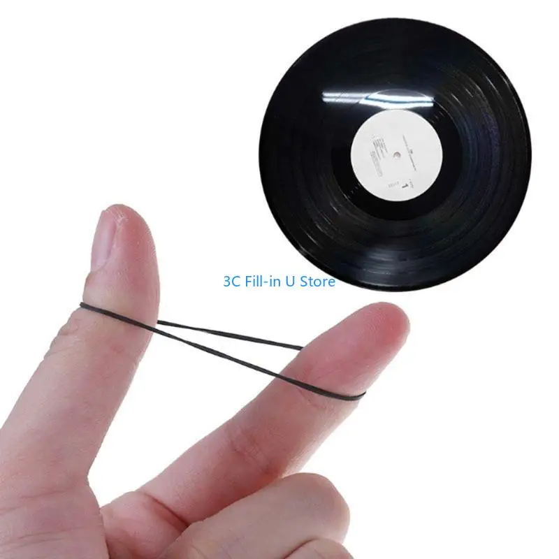 G8TA 5PCS 1.2mm Square Folded Rubber Belt 41-190mm for Recorders CDROM Video Machines DVDs Drive