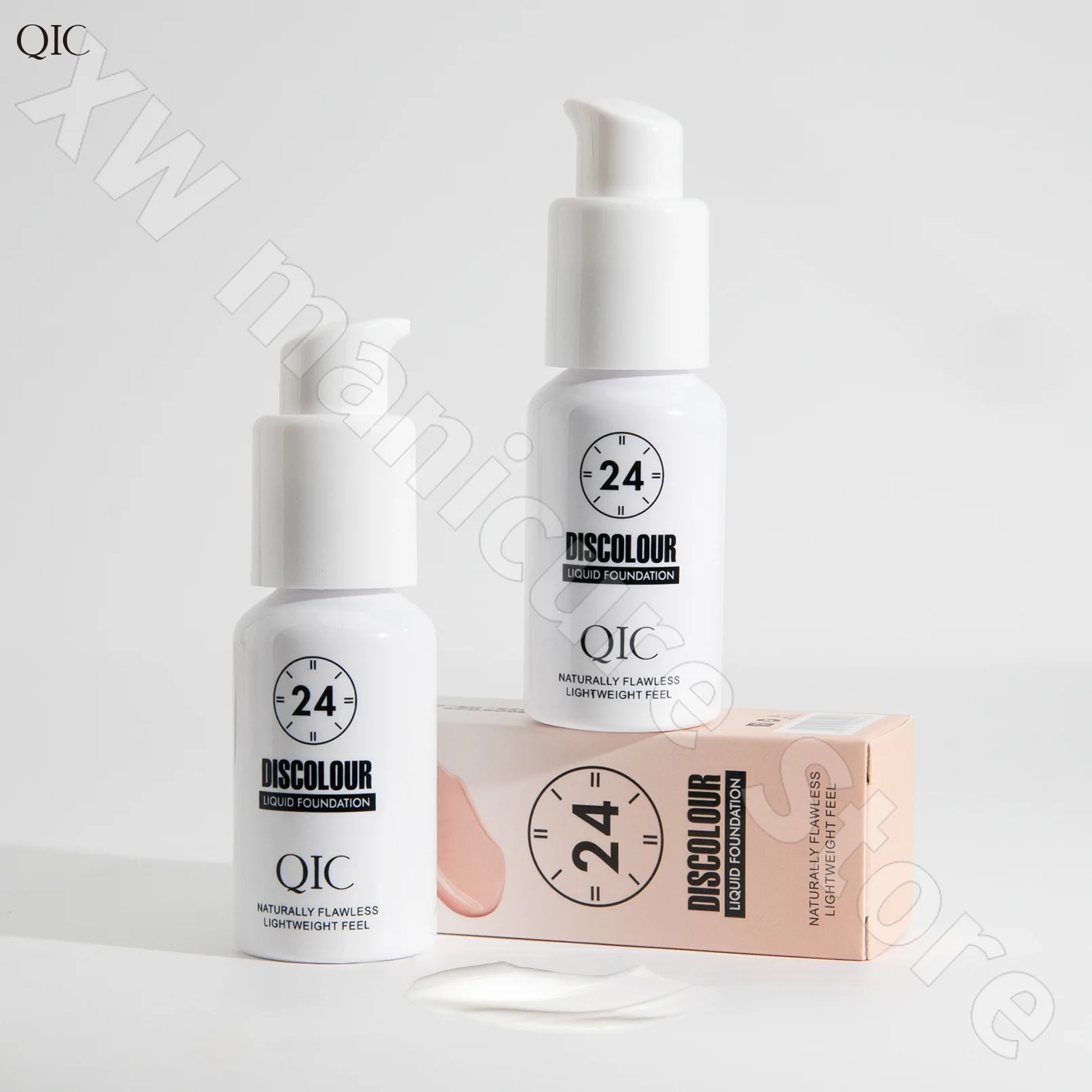 QIC Color Changing Liquid Foundation Concealer Moisturizing Oil Control Non-removing Makeup Foundation BB Cream 30ml