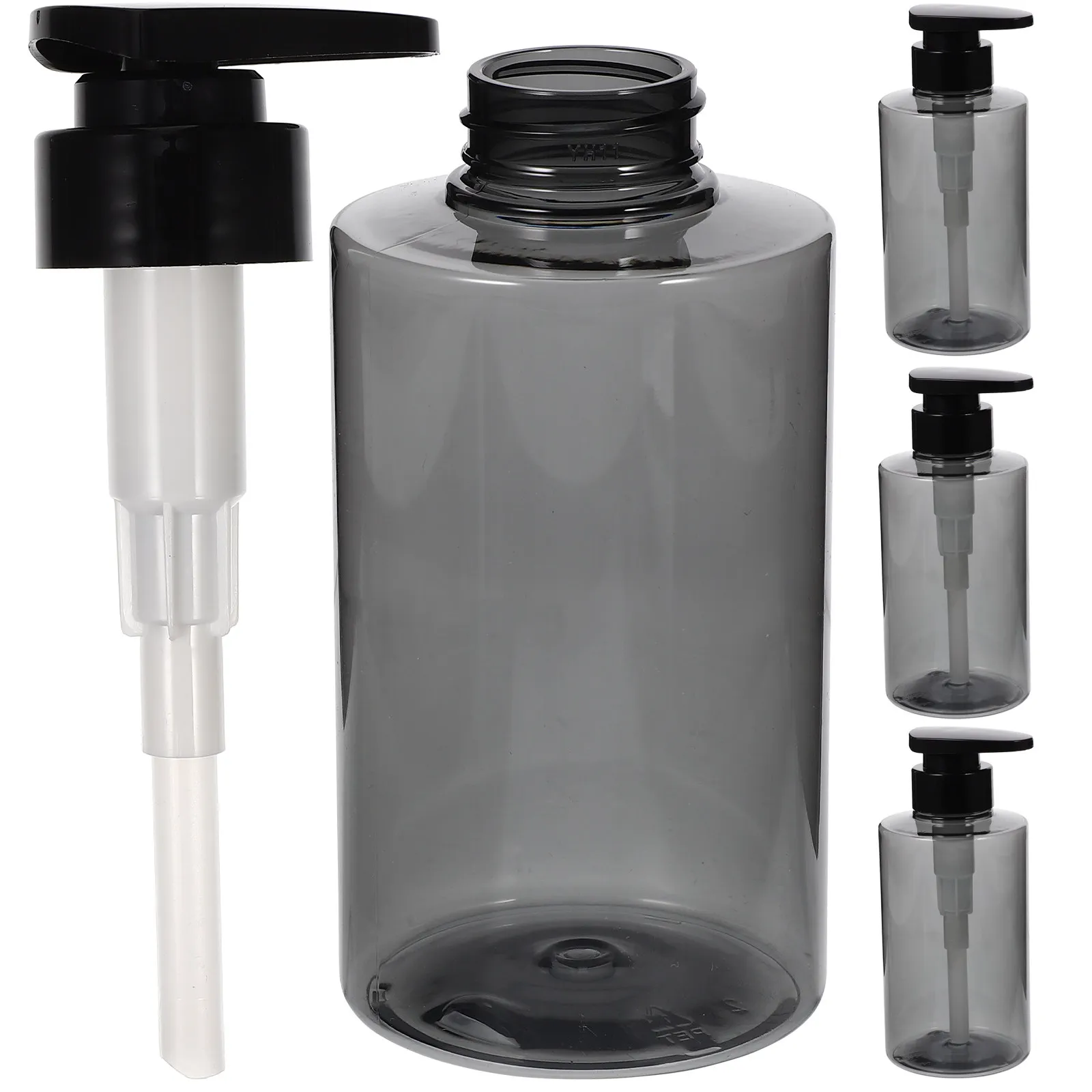 4Pcs Sturdy Rustproof Pump Bottle Dispenser for Shampoo Liquid Soap Lotion Aromatherapy Blends Refillable Hand Soap Dispenser