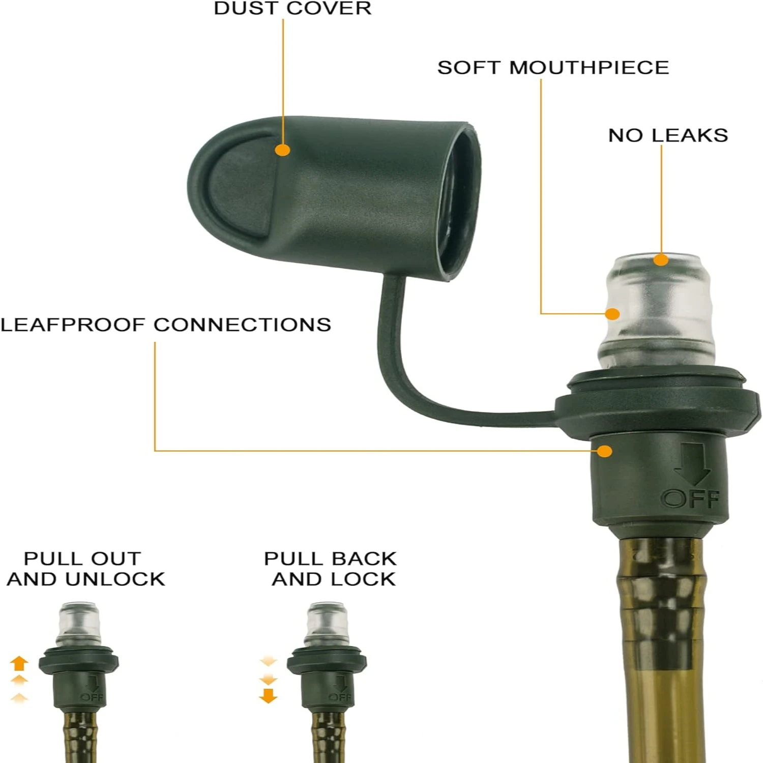 3L Military Hydration Bladder - Leak-proof for Hiking, Biking, Climbing, Running, Camping - Stay Hydrated with Confidence