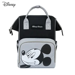 Disney-mochila USB para pañales de bebé, organizador de viaje de maternidad, bolsa de lactancia para el cuidado del bebé