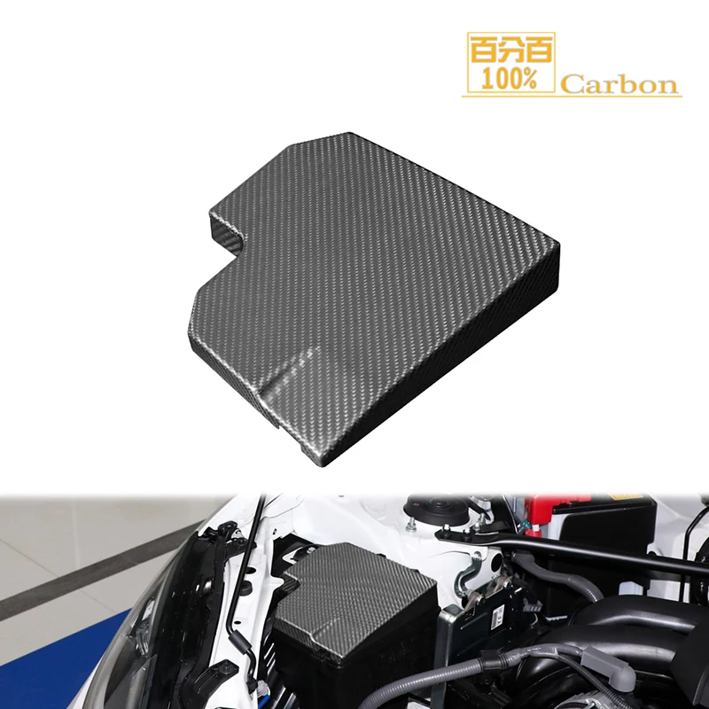 

For Subaru BRZ ZD8 GR86 Matte Carbon Fiber Fuse Box Cover Carbon Fiber Parts 2022+