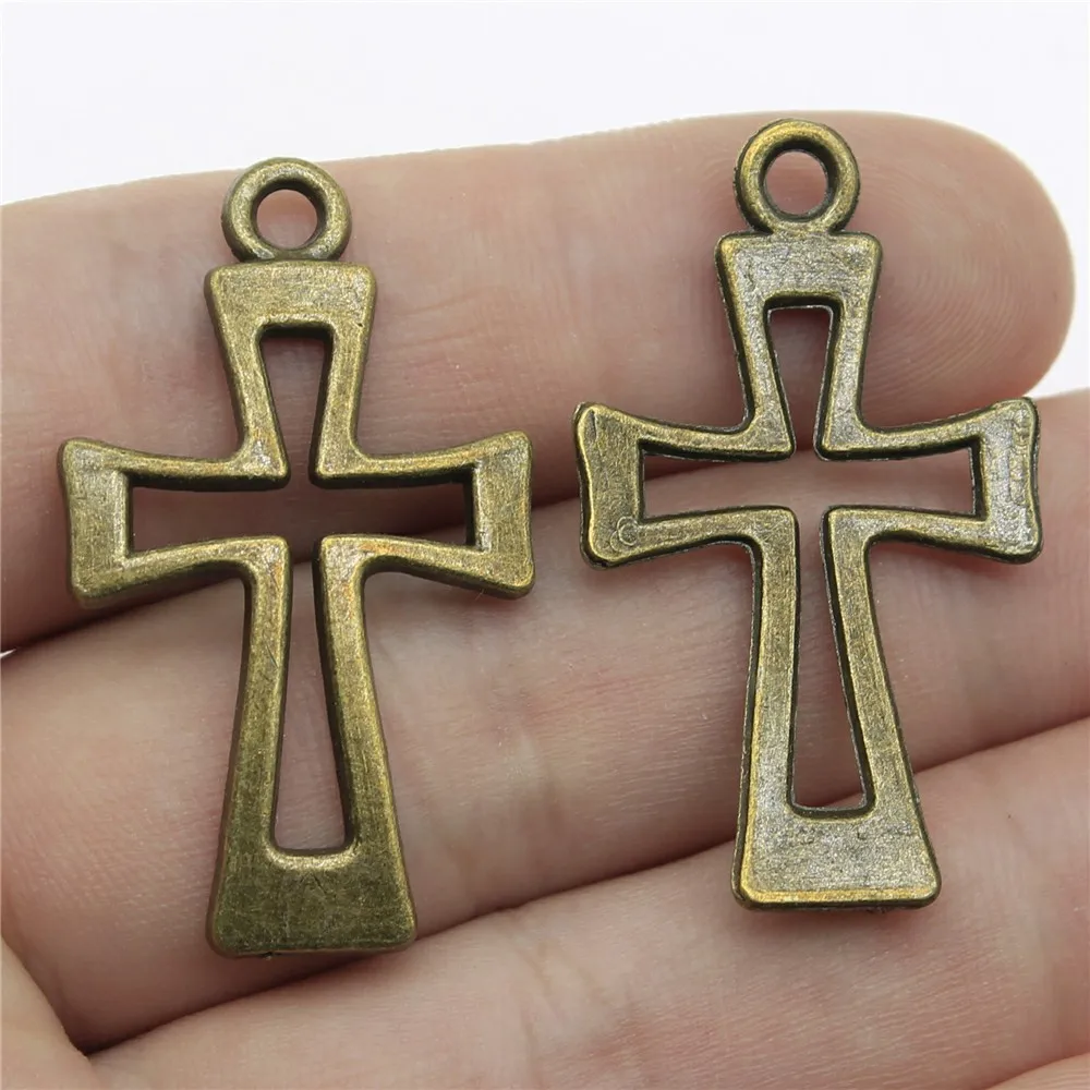 

3 шт., 38x22 мм, 2 цвета: античное серебро, античная бронза, подвески-крестики, аксессуары для изготовления украшений ручной работы