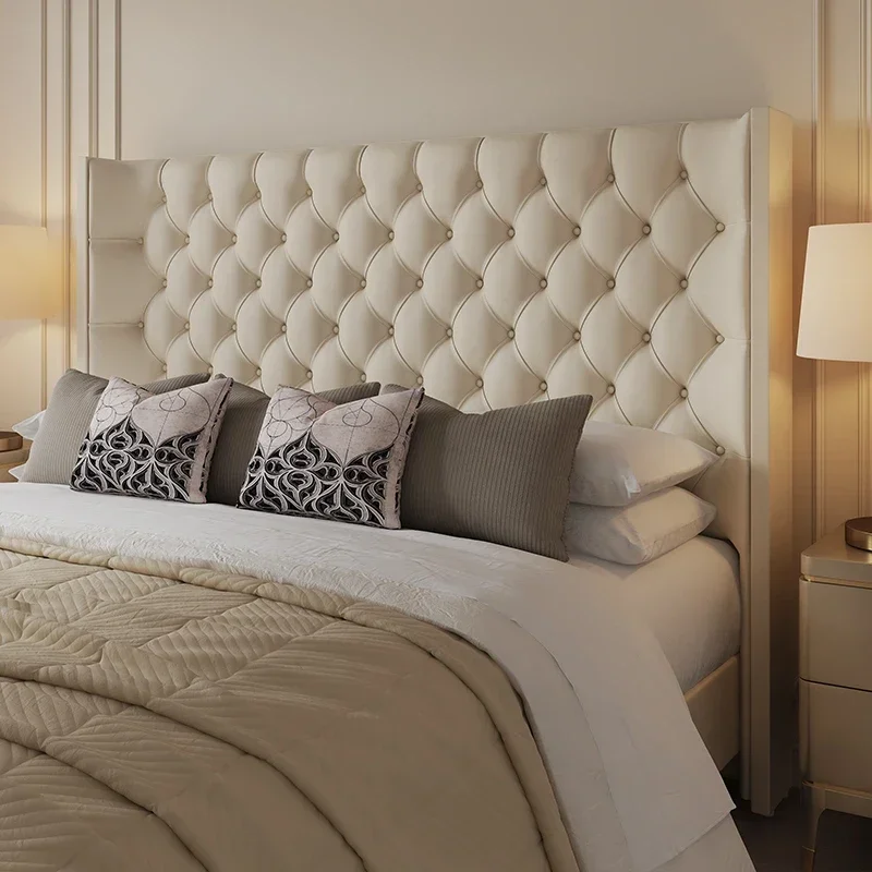 سرير جمالي مصمم بسيط ومريح لغرفة نوم الشمس وسرير بسيط ورخيص فاخر وحديث وأثاث فندق Cama De Casal