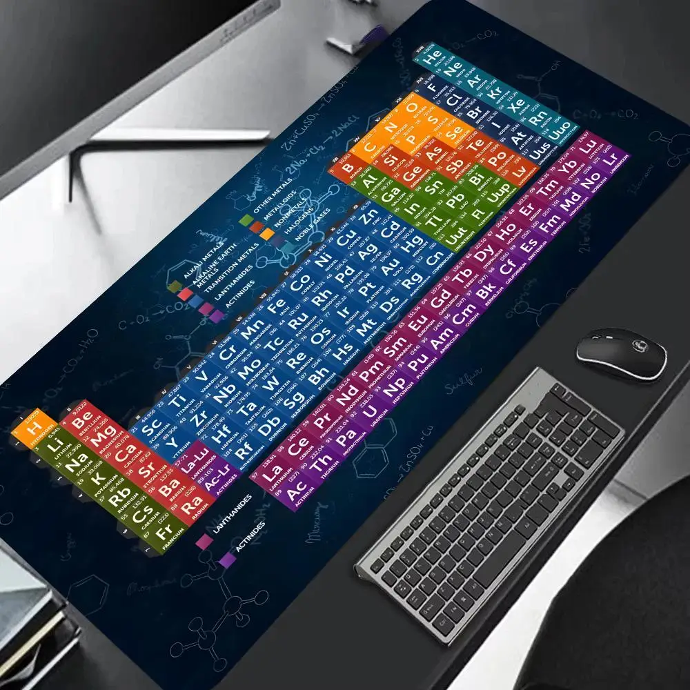Periodic Table Mouse Pad Color Gaming Mousepad Offices Accessories Laptop Office Rubber Non-Slip Rubber Stitched Edge  XAXC