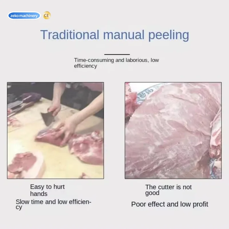 Mesin Pengupas Kulit Babi Otomatis untuk Daging Unggas, Penghilang Minyak dan Kondisi Baru untuk Industri Peternakan