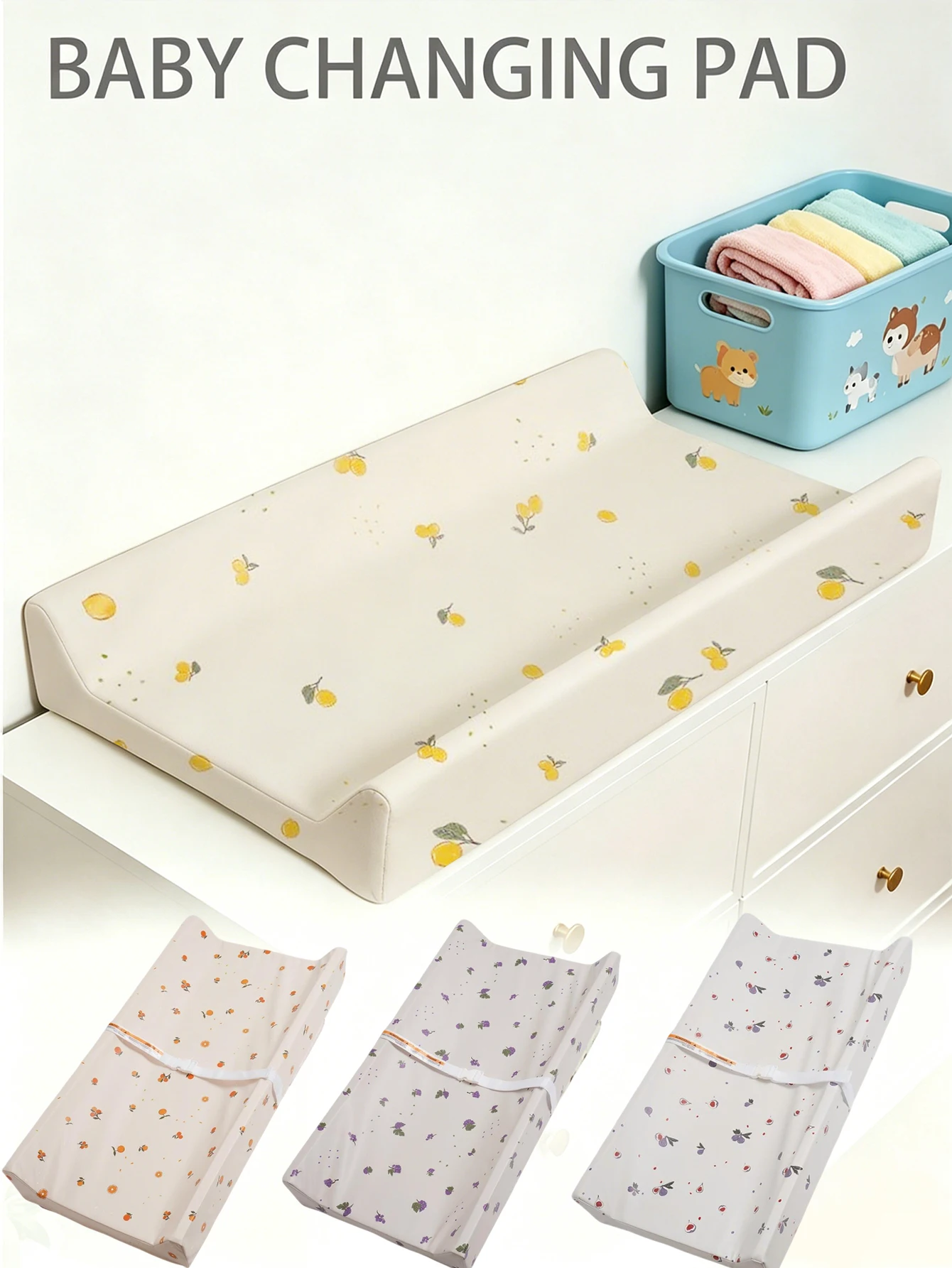 Portable Baby Changing Pad Waterproof Nappy Changing Mat Washable Diaper Pad for Newborn Infant Travel Nappy Pads