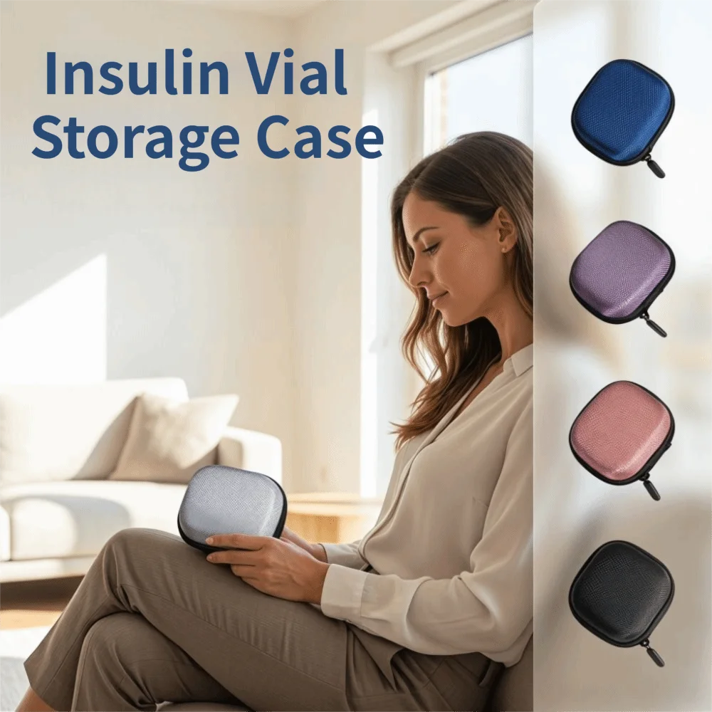 3ML Insulin Vial Storage Case 6/9 Slots Waterproof Insulin Vial Protector Dust-proof Wear-resistant Insulin Organizer