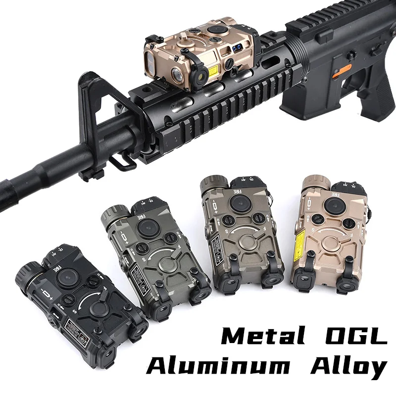 

Тактический металлический OGL Red Dot Green ИК-лазерный индикатор PEQ 15 OGL Белый стробоскопический фонарик Страйкбольный пистолет Аксессуар для винтовки Игрушечный пистолет AEG