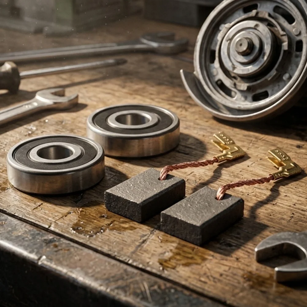 Manual Measurement Deviation For Dogs Angle Grinder for Rotor Armature Rotor 9556 165*56mm Aluminum Alloy Bearing