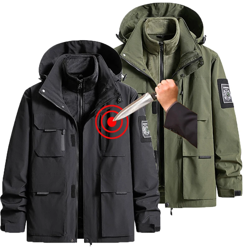 Self Defense Tactical Gear Stealth Anti Cut Anti Knife Cut Resistant Jacket Anti Stab Proof Clothing Security Officer Clothing