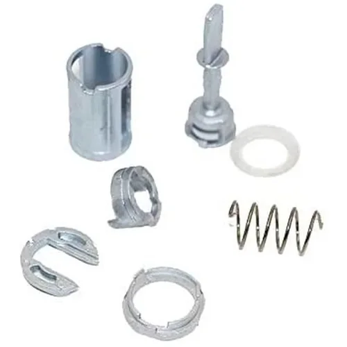 Imagen 2 del producto 7 Uds para VW GOLF POLO MK4 A6 SKODA FABIA Kit de reparación de cilindro de cerradura de puerta de Metal delantero derecho izquierdo 604837167 accesorios de coche