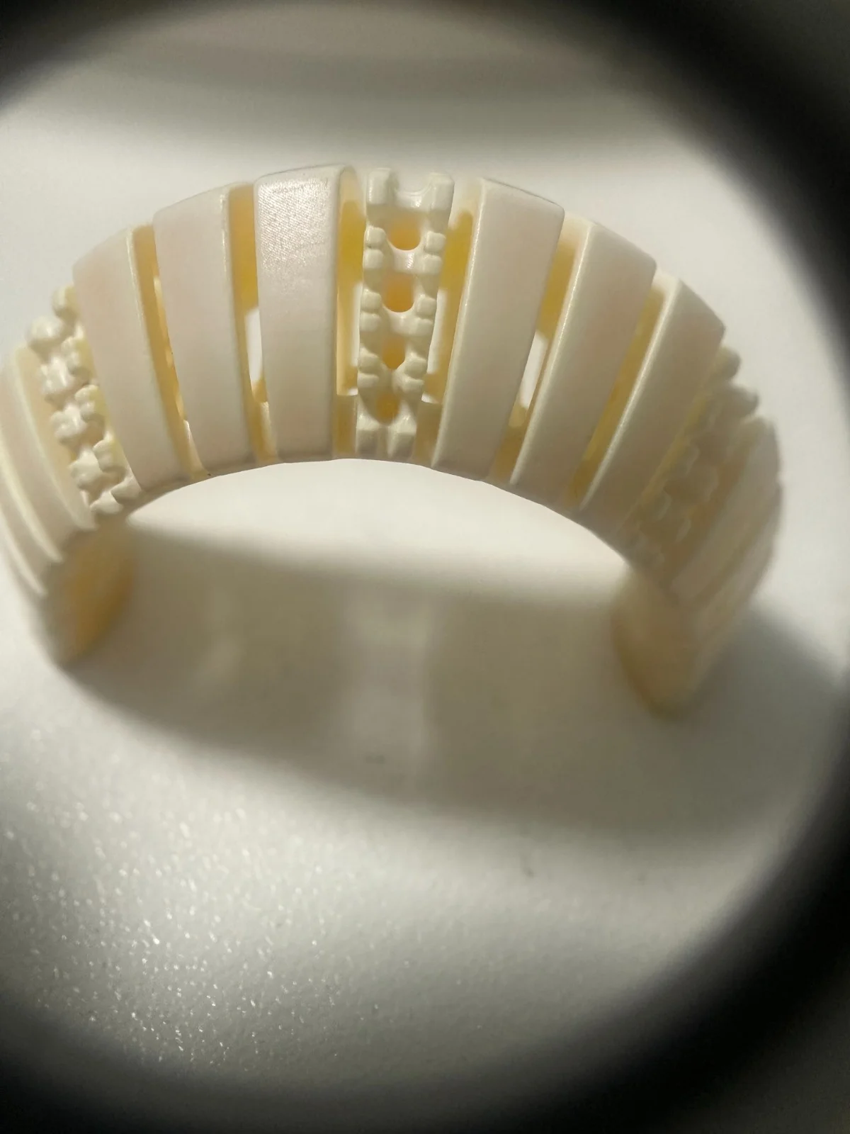 Aksesoris Printer 3D 900DS 14k Rose Gold dengan Resin Polimer Lilin Putih 405nm UV Direct Castable untuk Pengecoran Perhiasan