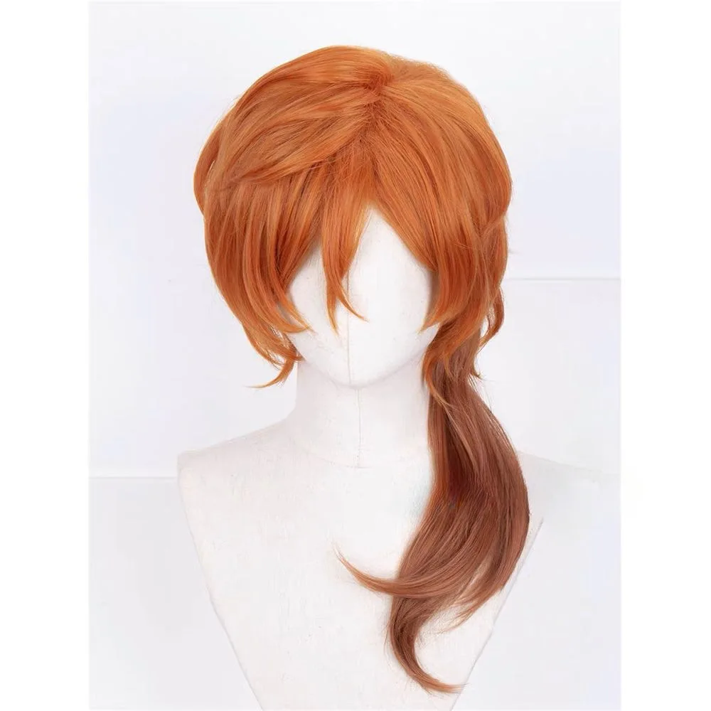 Chūyuan Chūya, Bungo Stray Dogs, peluca de cosplay, peinado superior desordenado estilizado