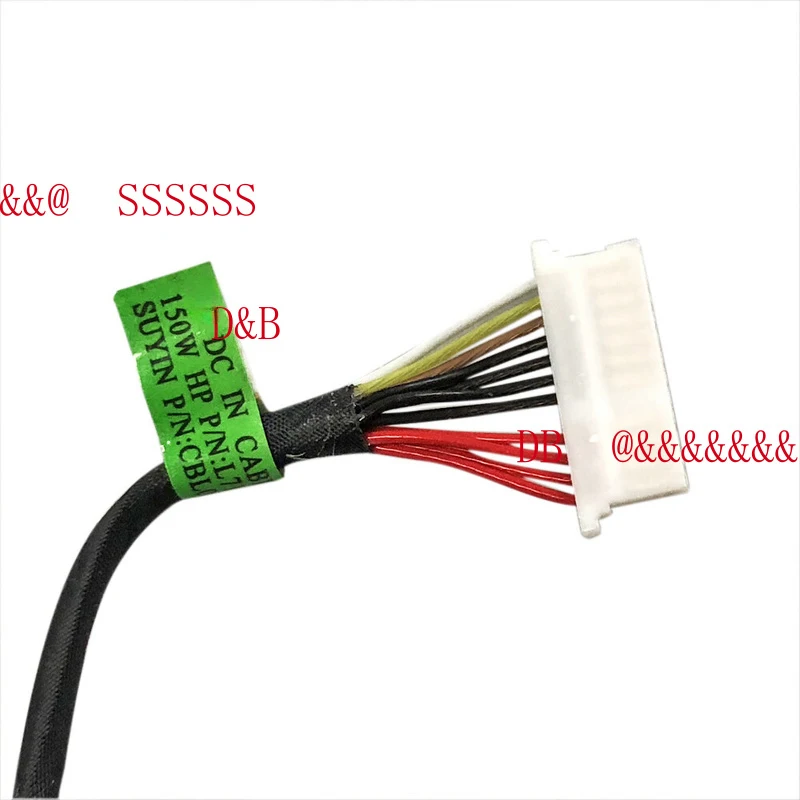 Для HP 15-EC 15-EC0013DX разъем питания постоянного тока зарядный кабель штекер L72703-001 L71031-Y14