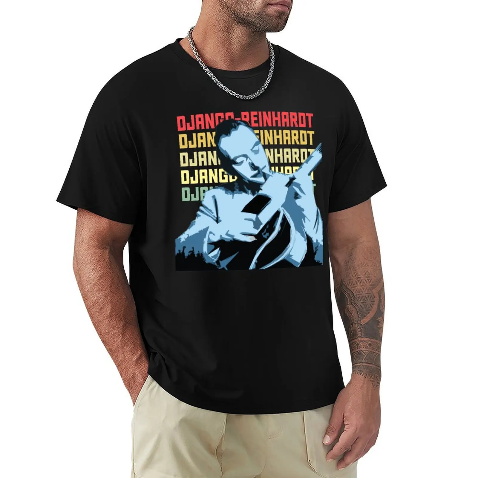 Legend Hot Jazz Django reinhardt T-Shirt Dry Fit Athletic Short Sleeve Shirt