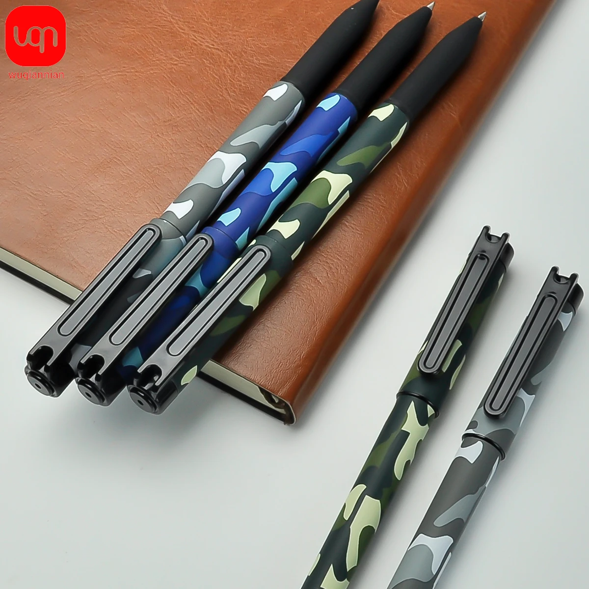 3/6/12 قطعة تصميم التمويه قلم محايد اللون اللمس قبضة ناعمة حبر جودة مريحة للكتابة والمؤتمرات استخدام المدرسة الخلفية #4