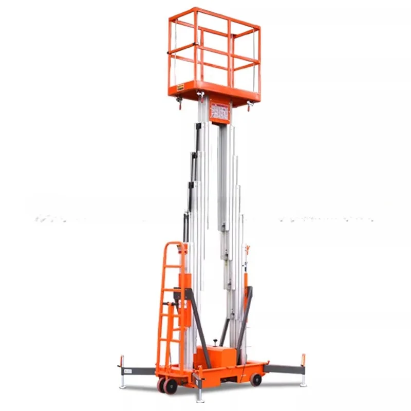 

Electric Hydraulic Lifting Platform 8 Meters 10 Meters Mobile Aerial Work Aluminum Alloy Lift Manned