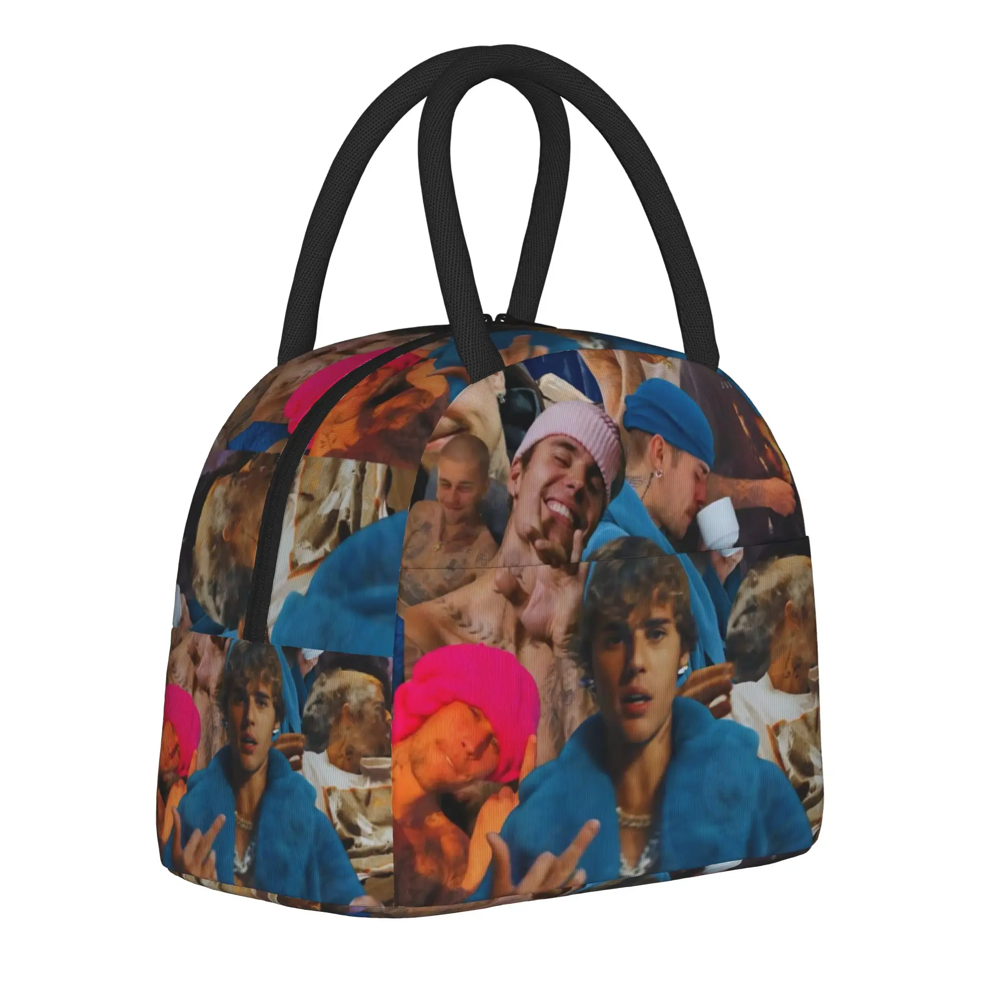 Insulated Lunch Bag Justines Bieberchella Biebers Concert 2026 Lunch Container Unique Design Thermal Cooler Lunch Box For Picnic