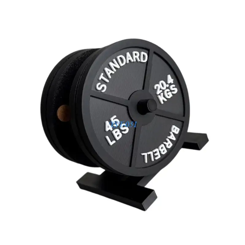 

E15A Multifunctional ABS Comes With Practical Stand Barbell Bumper Plate For Space Saving Storage