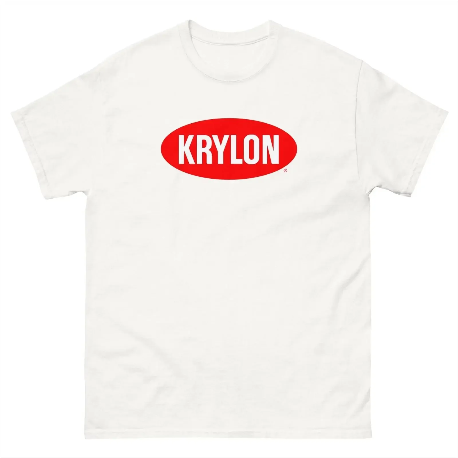 T-shirt Krylon Logo Graffiti, peinture en spray, style vintage, délavé, vêtements de créateur pour homme, haut extensible pour un usage quotidien, doux et décontracté