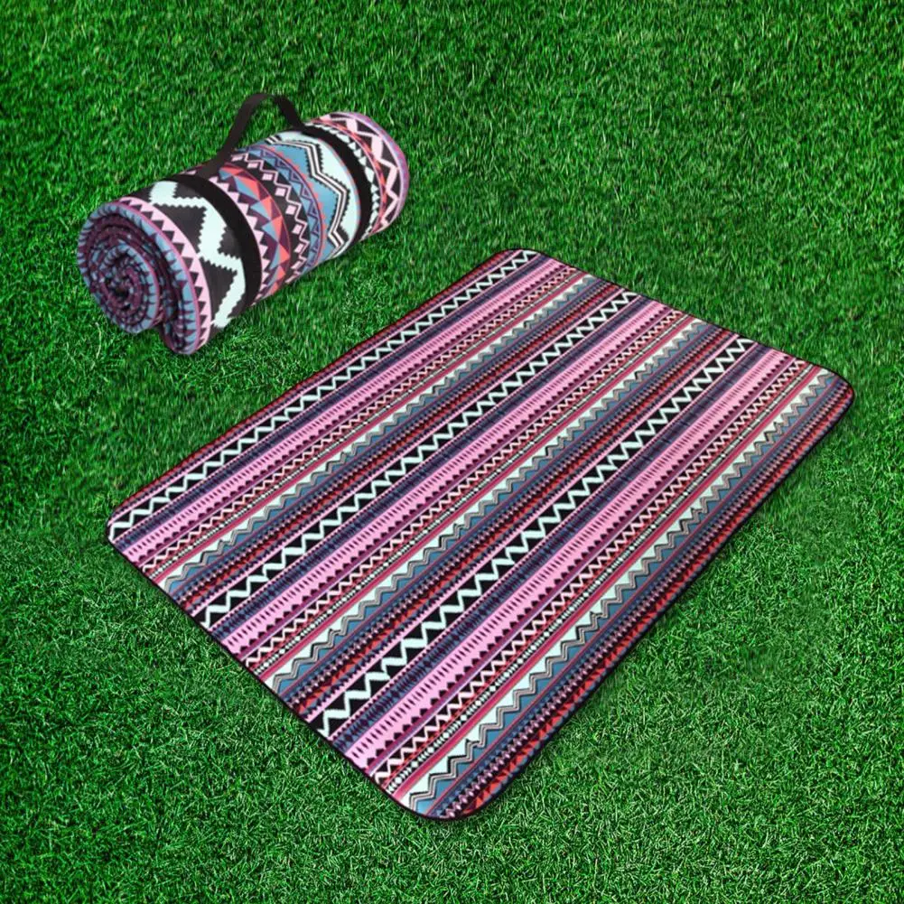 

Picnic Pad Practical Heat Insulation Easily Clean Bohemian Style Pattern Folding Summer Beach Pad Home Accessories