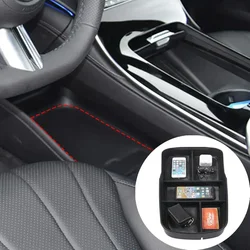 For Mercedes-benz EQE ABS Black Car center control under storage box mobile phone tray car interior accessories