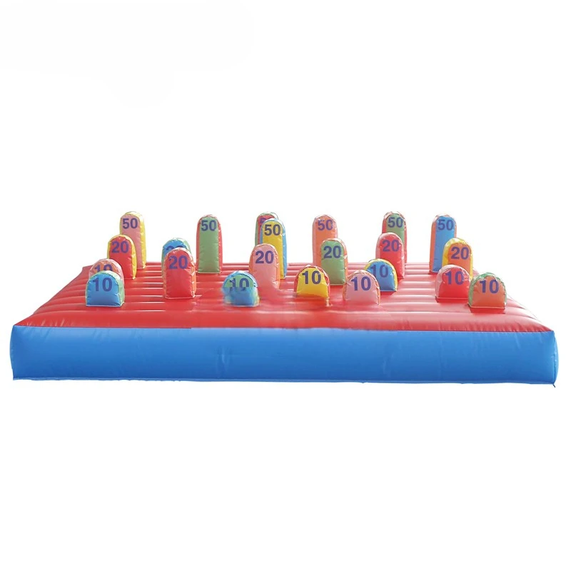 

Hoopla Inflatable Pvc 3m(9.84ft) Ring Toss Game For For Commercial Rental Business, With 12pcs Hoops & 1pc Blower