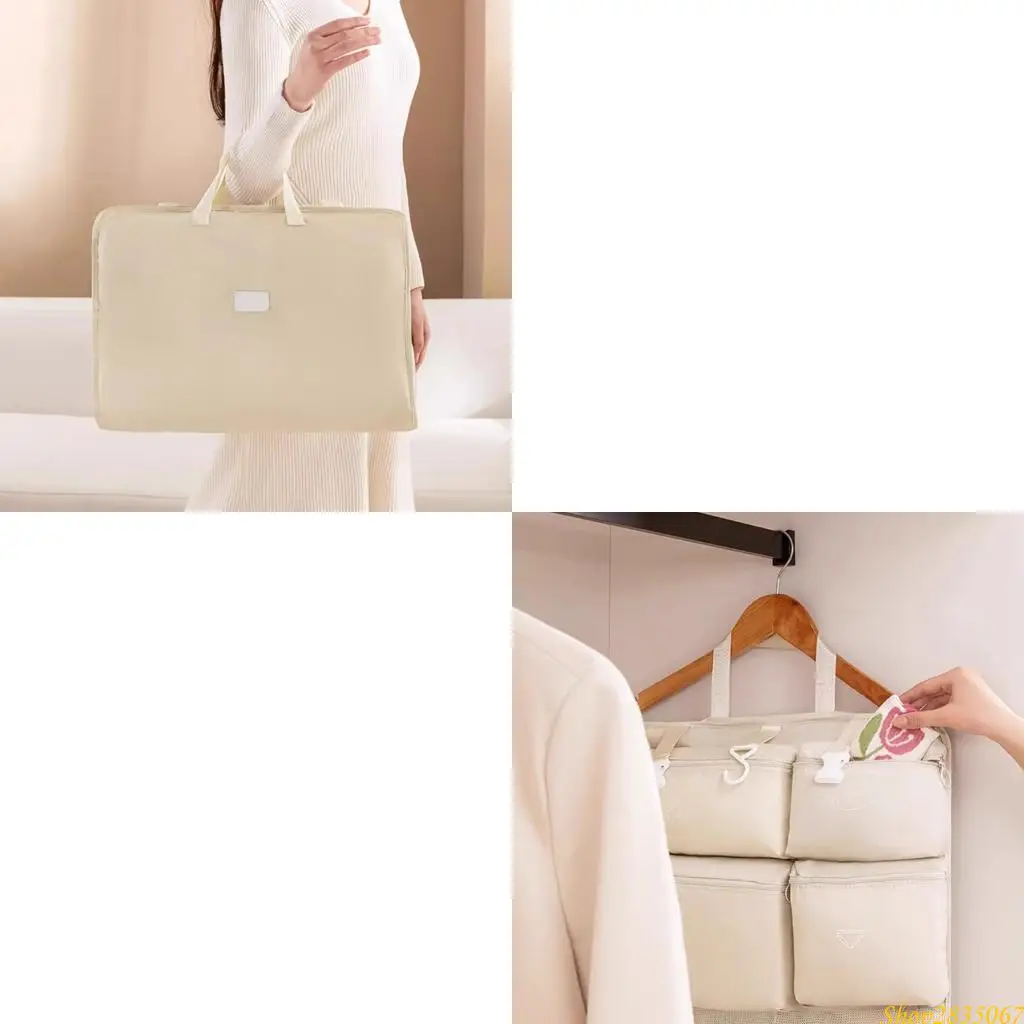 Space Saving travel Packaging Structure with Immediate Zippers and Permanent Cloth Substance 831F