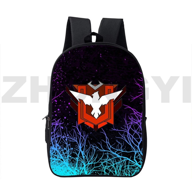 3D Print Anime Zipper Free Fire Garena Bag Mochila Cartoon Free Fire Game Backpacks 16 Inch Schoolbag Children Cartoon Back Pack