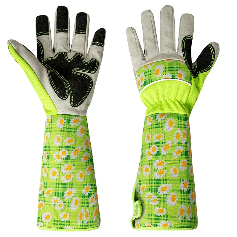 Womens Gardening Gloves Long Sleeve Thorn Proof Durable Protection for Garden Yard Work and Plant Care