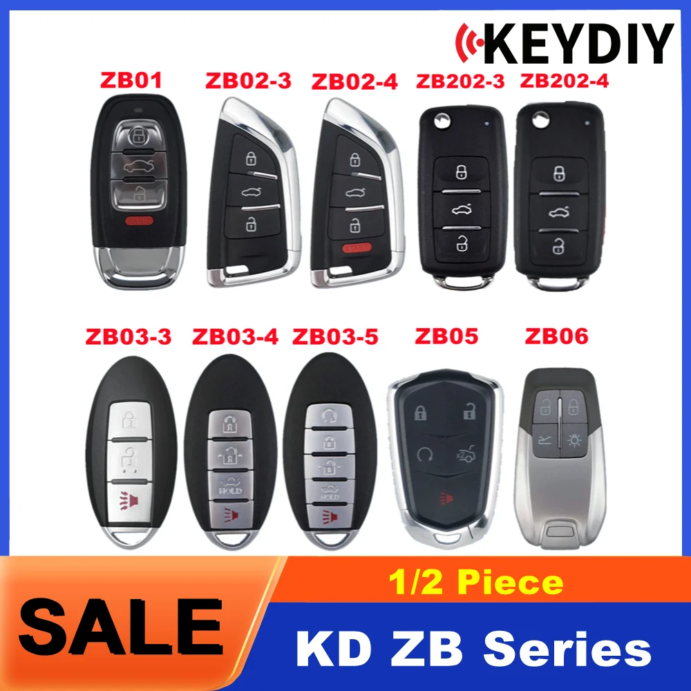 

Универсальные смарт-ключи KEYDIY KD, 1/2 шт., ZB01 ZB02 ZB03 ZB05 ZB06 ZB202, ключ без ключа для BMW/UDS/Nissan/Cadillac типа
