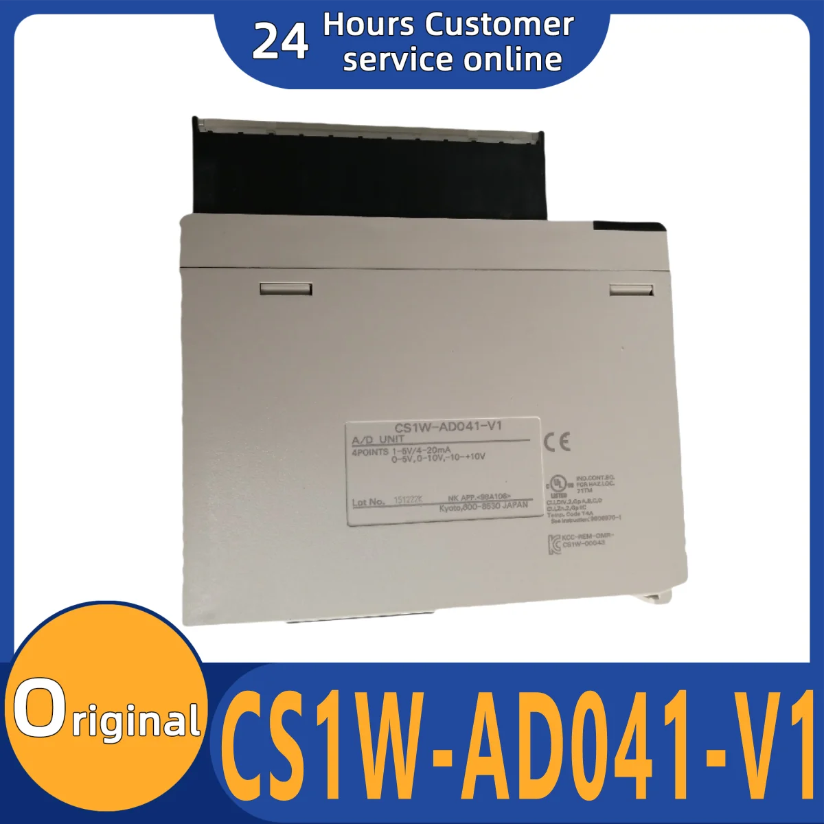 

Brand new original module CS1W-AD041-V1 CS1W-DA08V CS1W-DA08C