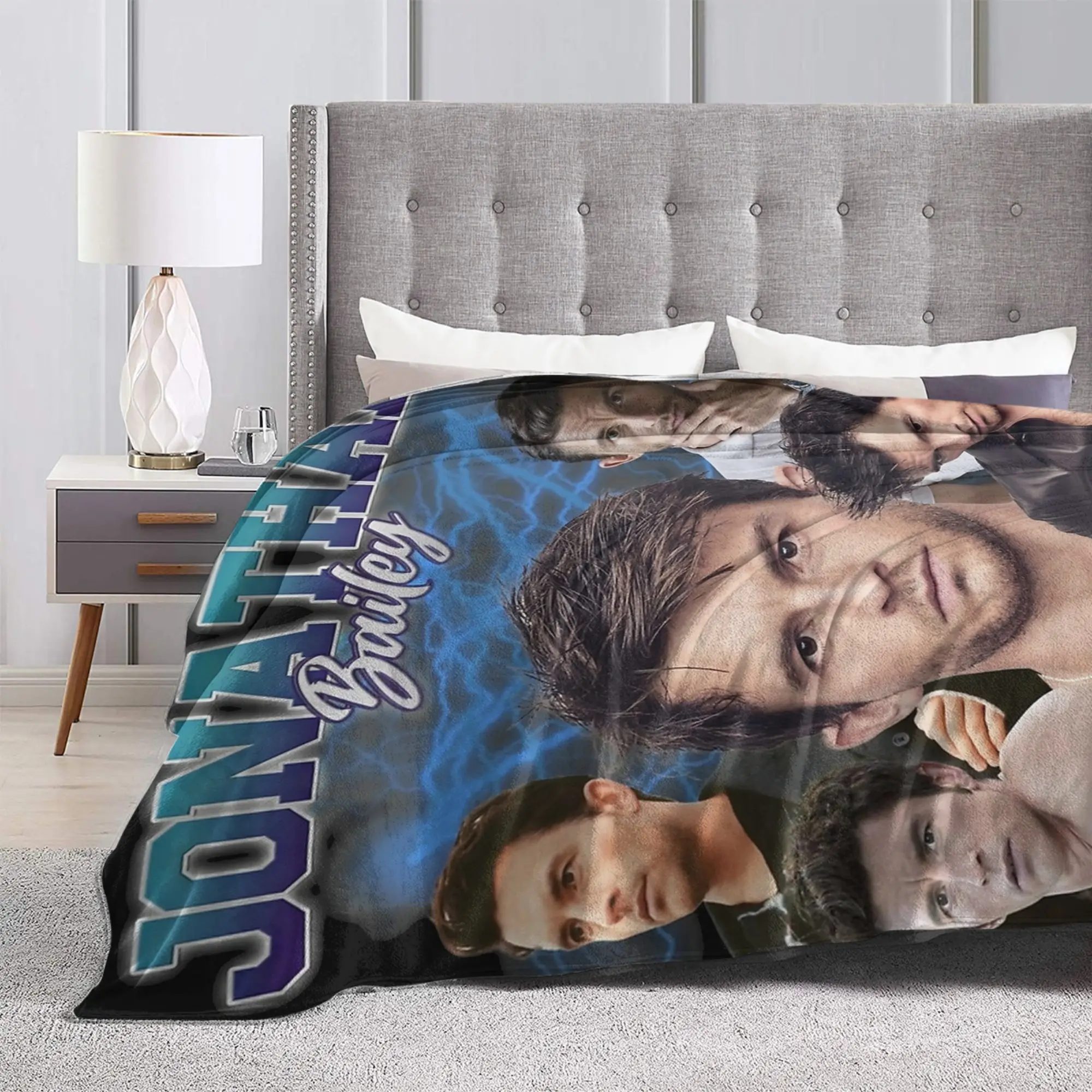 سوبر بطانية دافئة صبي فتاة طائرة السفر جوناثان بيلي ريترو رمي بطانية الفانيلا المفرش لغرفة المعيشة أريكة غطاء سرير #3