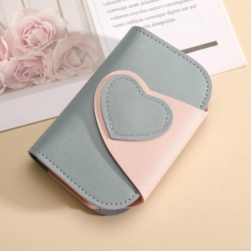 Neue Pu Auto Schlüssel Fall Schnalle Design Liebe Element Schlüssel Tasche Multifunktionale Geldbörse Frauen & Männer