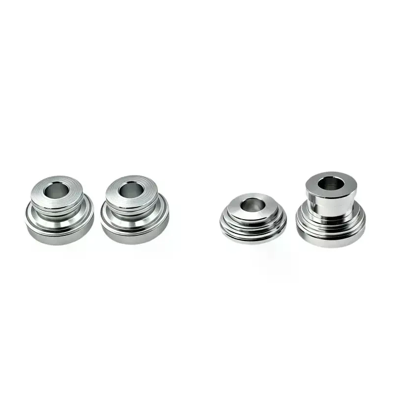 Aluminum Alloy Motorcycle Wheel Hub Covers Rustproof Polished Surface Precise Fit For Motorbike Modification Repair