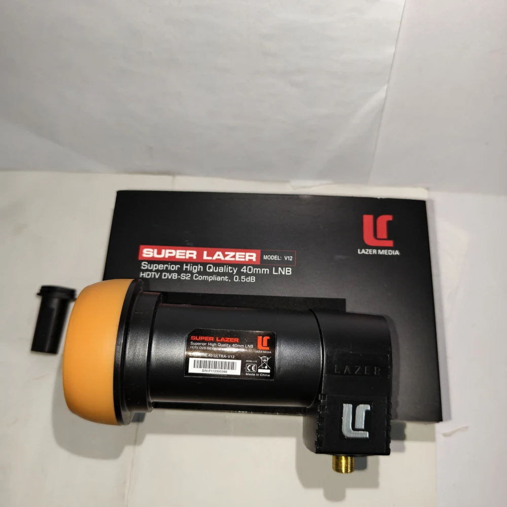 High Gain Ku-Band Universal Single Output LNB 9.75/10.6GHz 40mm Standard Size Satellite LNBF for Satellite Dish TV Signal Recept