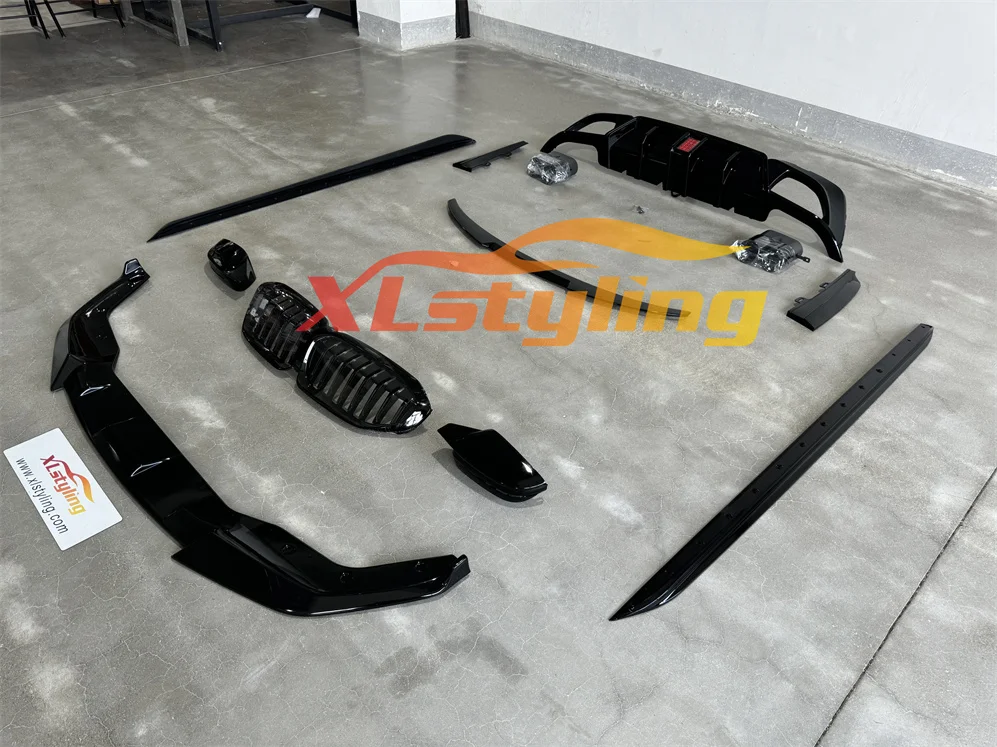 Car bumper M Performance body Kit Front lip splitter Side skirt Rear diffuser Grille Spoiler For for b mw G20 Bodykit