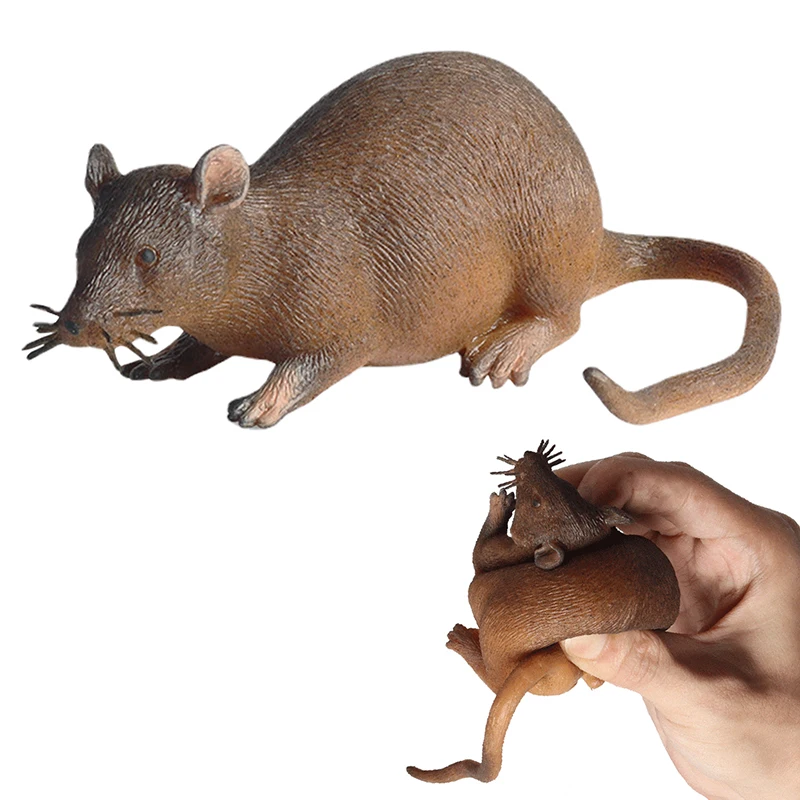 Fake SmallRat Realistic Mouse Model Prop Scary Trick Prank Toy Horror Halloween Party Decor Practical Jokes Novelty Funny Toys