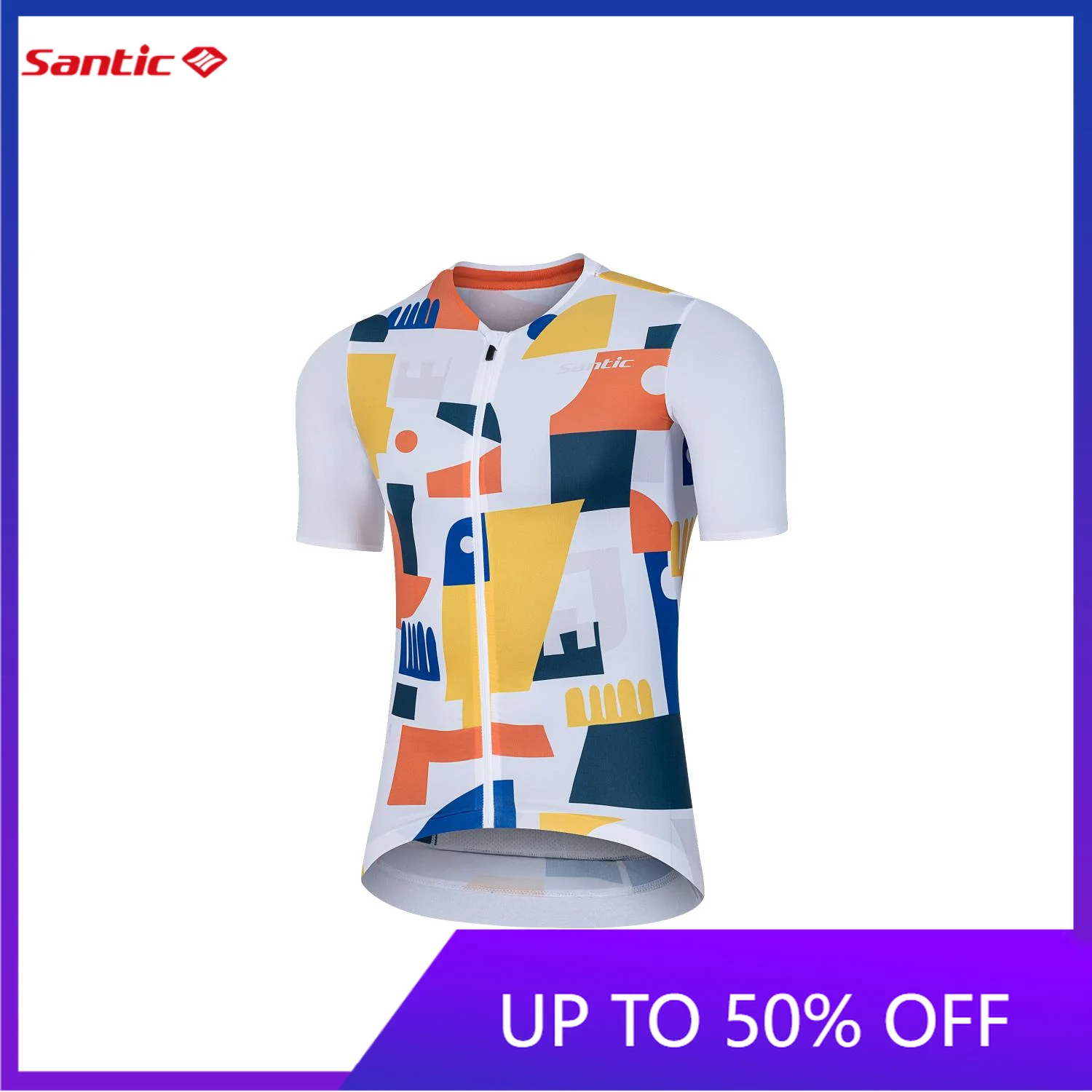 santic-夏新サイクリングジャージ男性半袖サイクリングジャージ服バイクシャツ-mtb-tシャツ速乾性