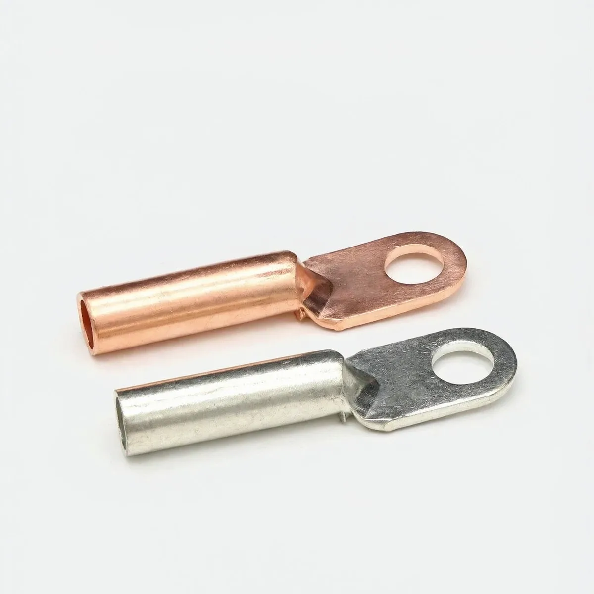 5~30pcs Copper Tube Wire Terminal DT-10 DT-16 DT-25 DT-35 DT-50 Crimp Splice Block Bare Bolt Hole Nose Tube Lug Cable Connector